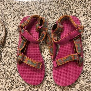 Pink Teva Sandals